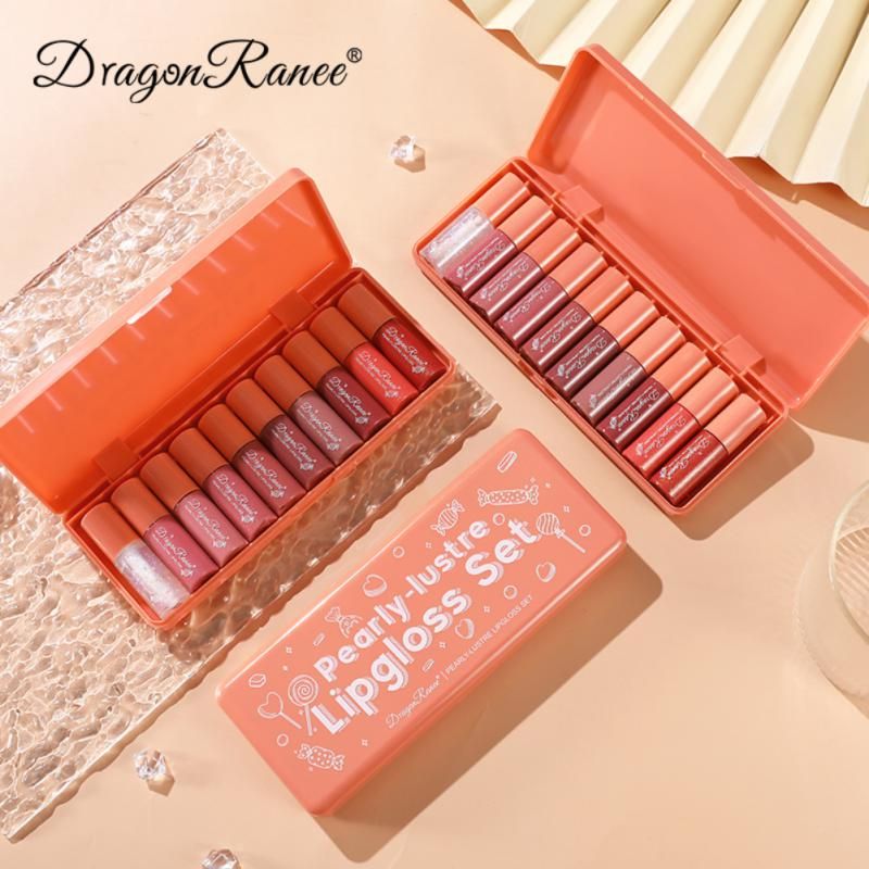 Sexy Long Lasting Makeup Waterproof Lip Gloss for Girls (10 PcS)