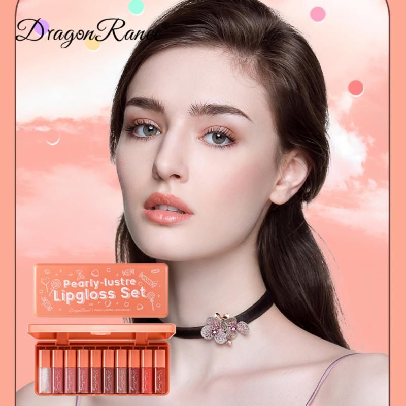 Sexy Long Lasting Makeup Waterproof Lip Gloss for Girls (10 PcS)