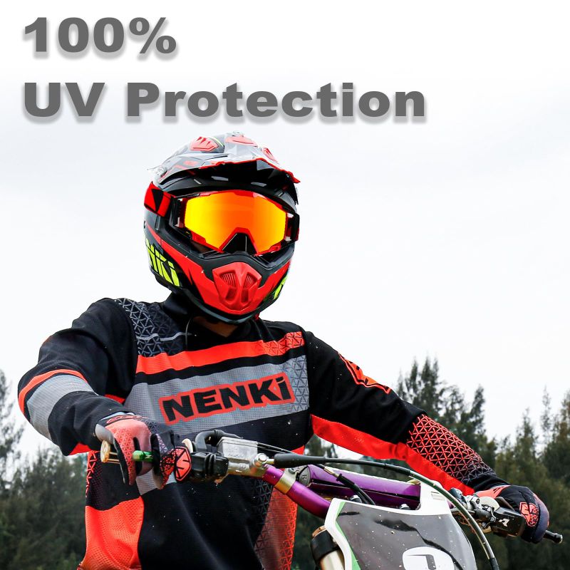 Motorcycle Goggles with Removable Full Face Mask