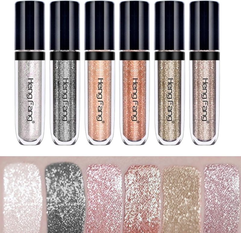Liquid Diamond Glitter Eyeshadows Set