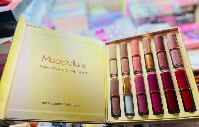 12-Piece Matte Liquid Lipstick & High Shine Lip Gloss Set – Waterproof, Long-Lasting