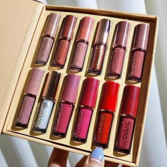 Crazy Girl “Thanks for the Love” Lip Gloss Set – 12 in 1 Multi-Shade Collection
