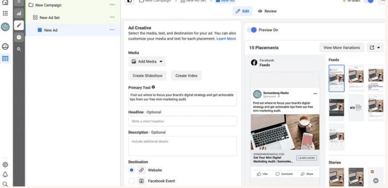 Facebook Ad Campaign Setup