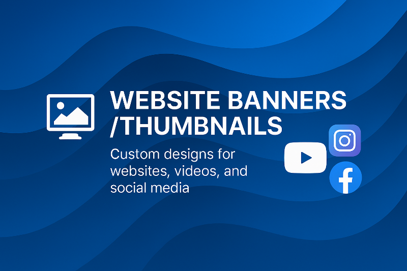 Website Banners / Thumbnails