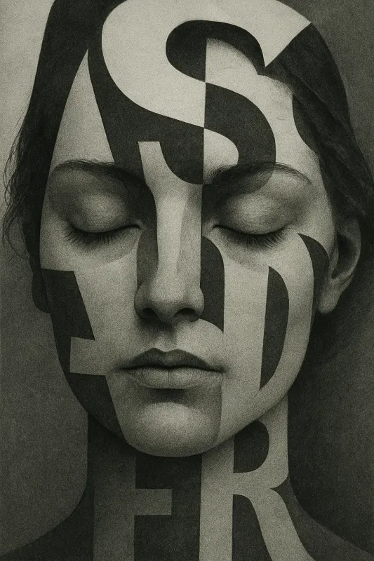 Face Typography Art
