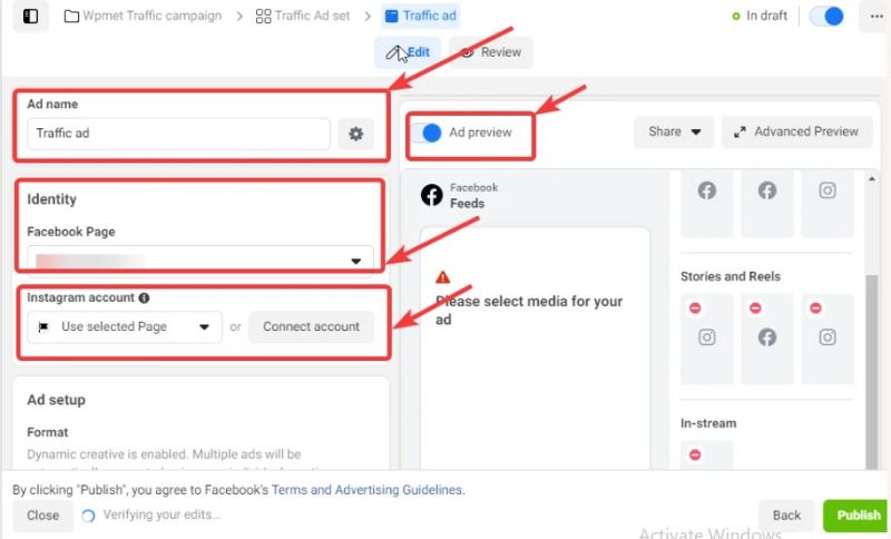 Facebook Ad Campaign Setup