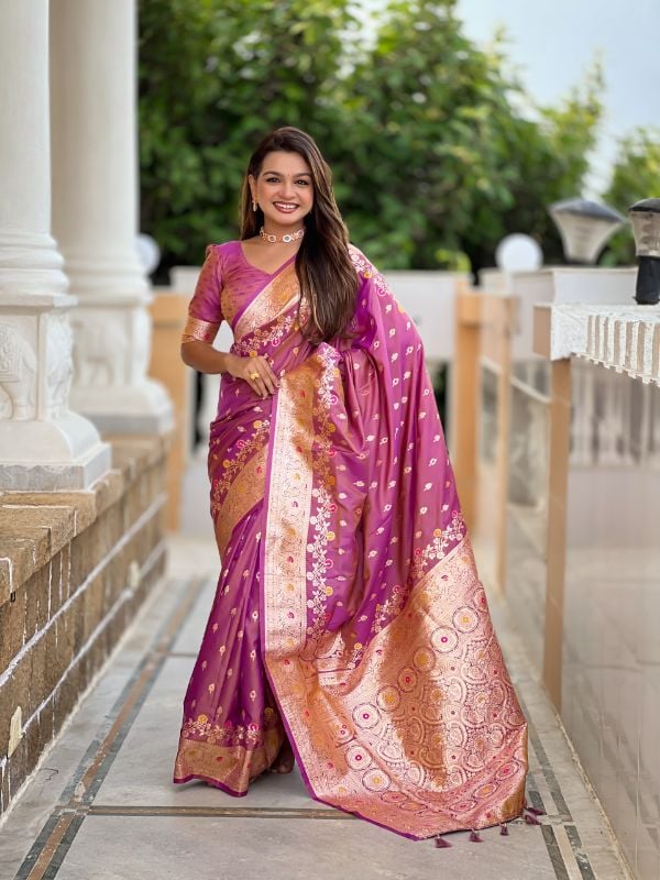 Soft Banarasi saree