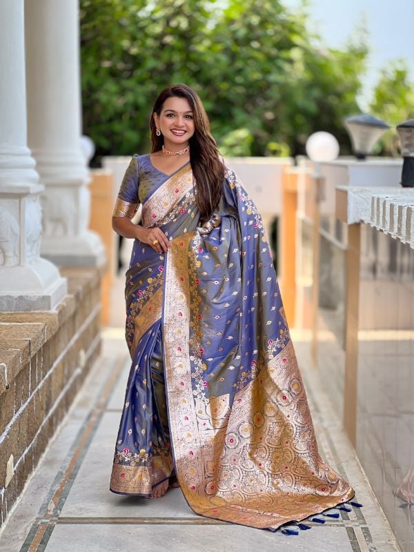 Soft Banarasi saree