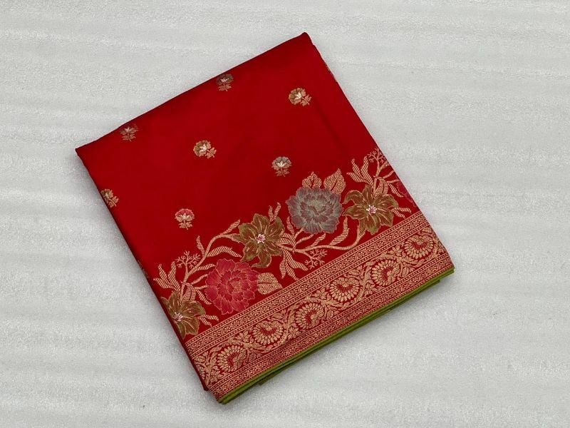 flowing pure Dola silk sarees
