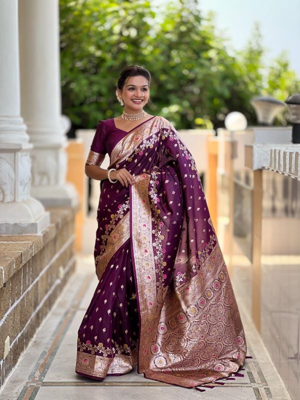 Soft Banarasi saree