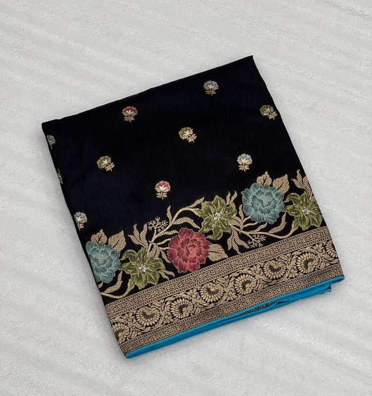 flowing pure Dola silk sarees