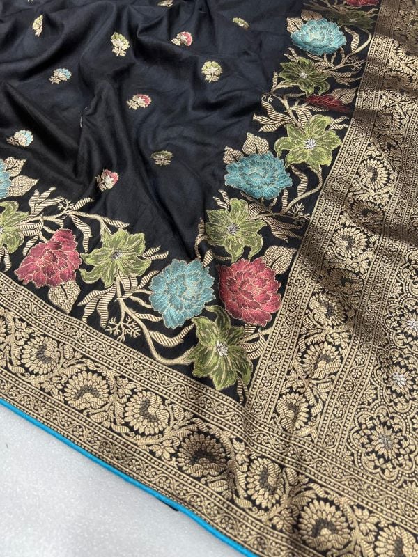 flowing pure Dola silk sarees