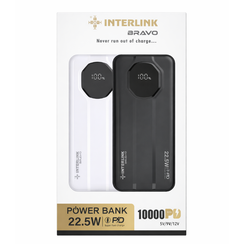Interlink Bravo 10000mAh Power Bank