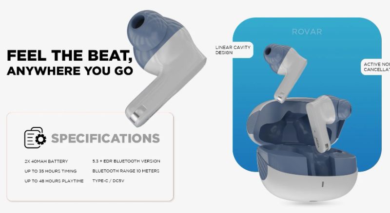 Vbon Rovar V5.4 Ear Buds