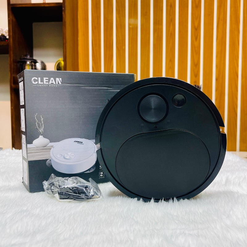 CLEAN 8018 Smart Sweeping Robot | স্বয়ংক্রিয় ঘর পরিষ্কার রোবট | Low Noise & Obstacle Sensor