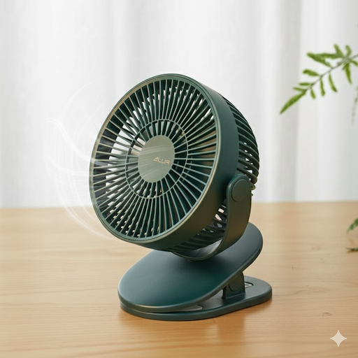 p8 portable mini usb rechargeable 1200mah mini clip fan