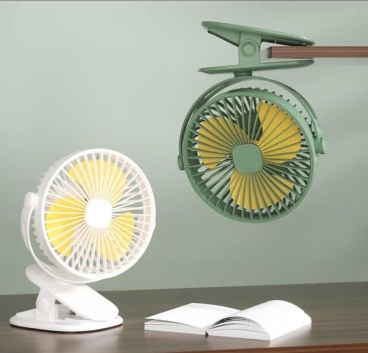p8 portable mini usb rechargeable 1200mah mini clip fan