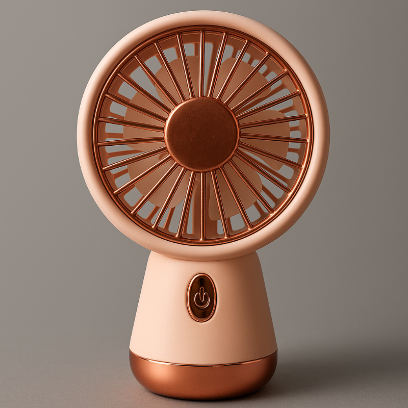 Mini USB Rechargeable Desktop Fan | 5 Speed | Stylish & Portable