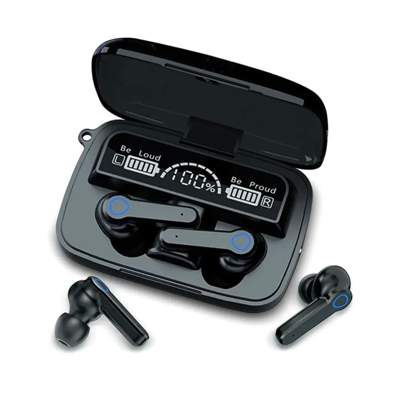 M19 Wireless Bluetooth Earbuds | LED Display | 9D HiFi Sound | Touch Control