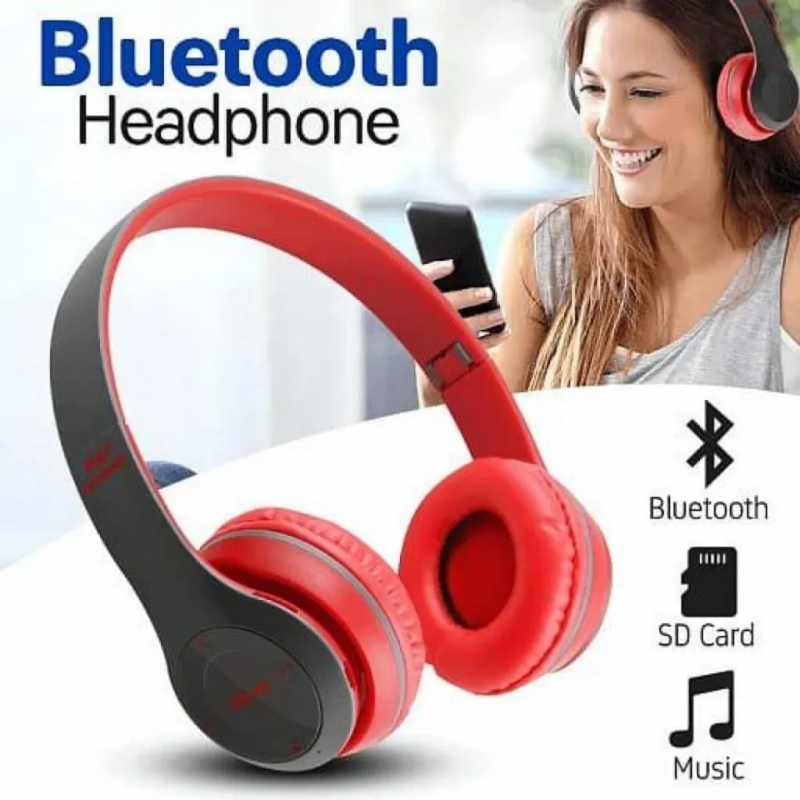 P47 Wireless Bluetooth Headphones – গেমিং, মিউজিক ও স্পোর্টসের জন্য পারফেক্ট