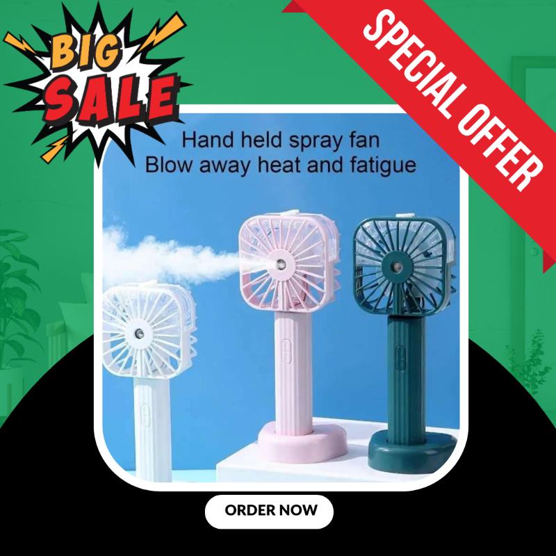 Portable Mini Hand Fan | রিচার্জেবল কুলার ফ্যান 🔥