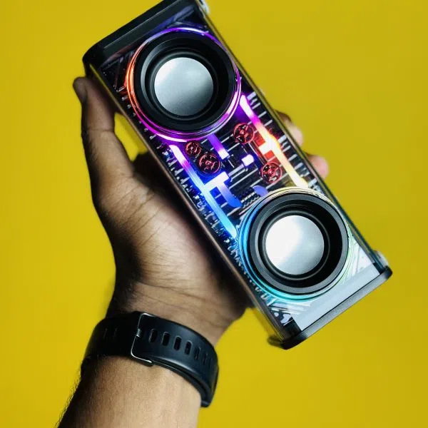 A39 10W Transparent Dual Bluetooth Speaker