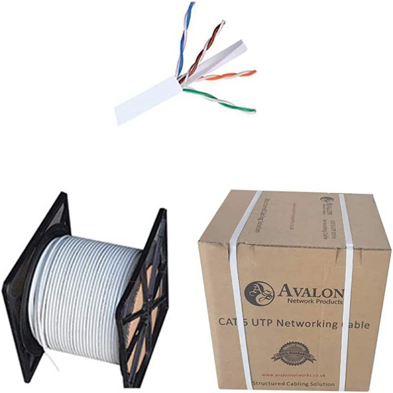 Avalon Cat-6 UTP 23 AWG PVC Cable Roll

High-quality twisted-pair cable for fast and reliable data transmission in Local Area Networks (LANs).