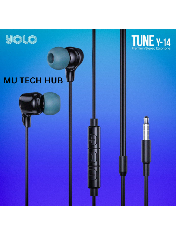 Tune Premium Stereo Earphone (Y-14) AUX