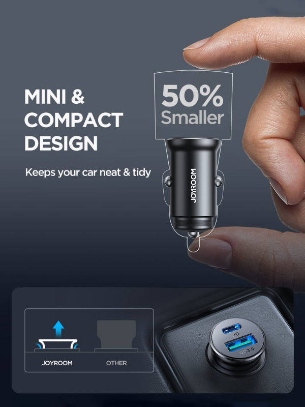 JR-CCN05 mini Metal Car Charger