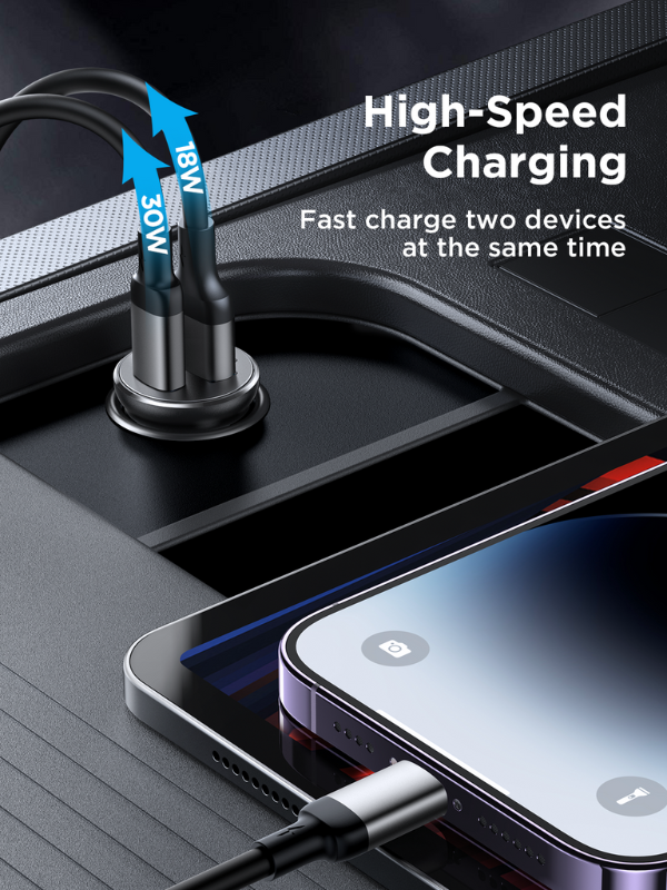 JR-CCN05 mini Metal Car Charger