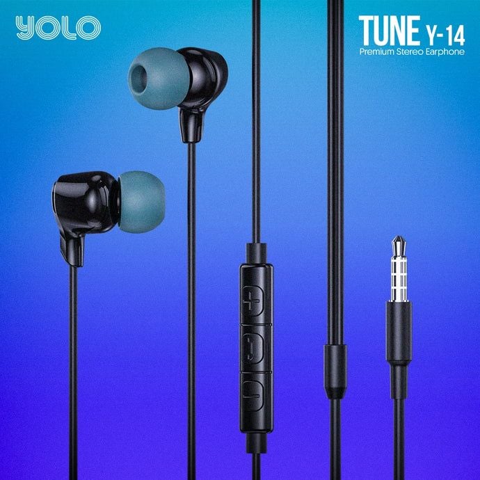 Tune Premium Stereo Earphone (Y-14) AUX