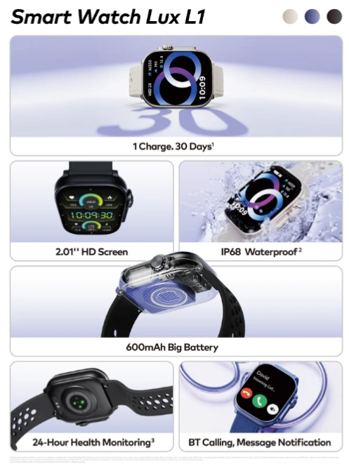 Lux L1 smart watch