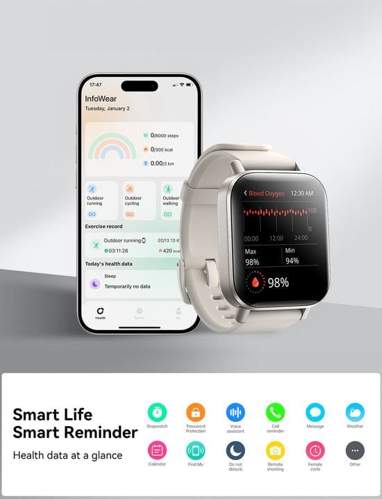 JR-FT3s Smart Watch