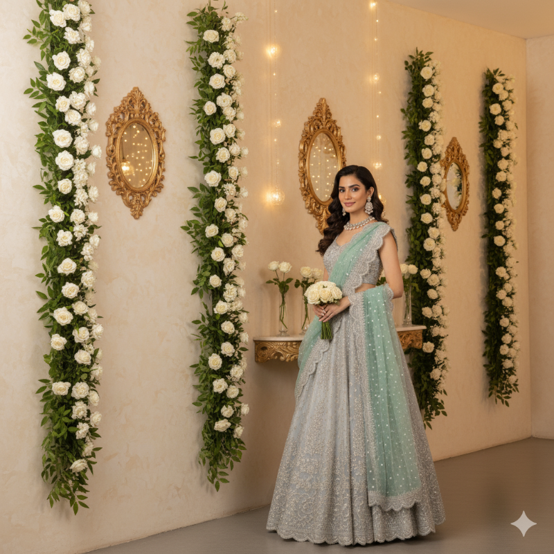 Lehnga-Unstitched