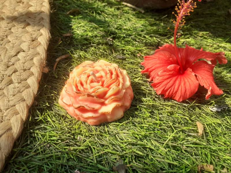 Rose Peony Candle