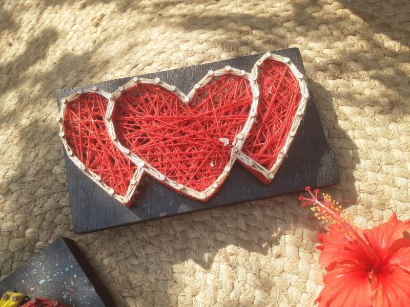 Heart String Art Wall decor