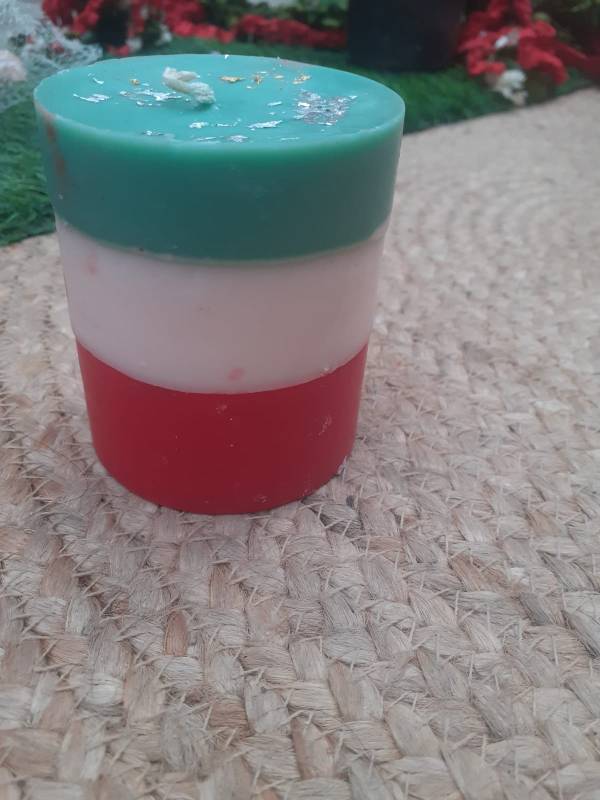 Pillar Candle             (Single Coloured, Dual, Tri Coloured)