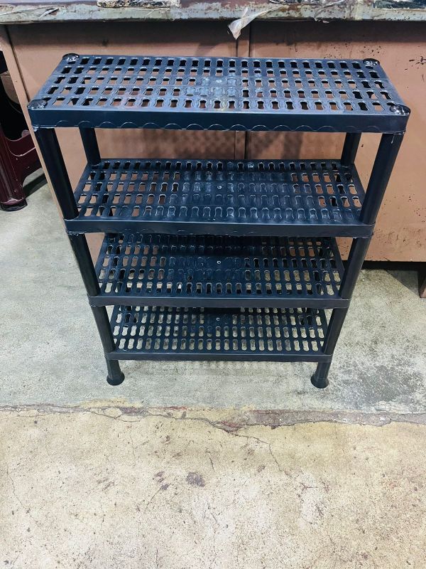 4 Layer Black shoe Rack-BLACK