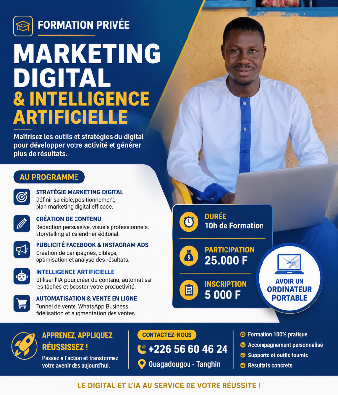 Formation Privée en Marketing Digital