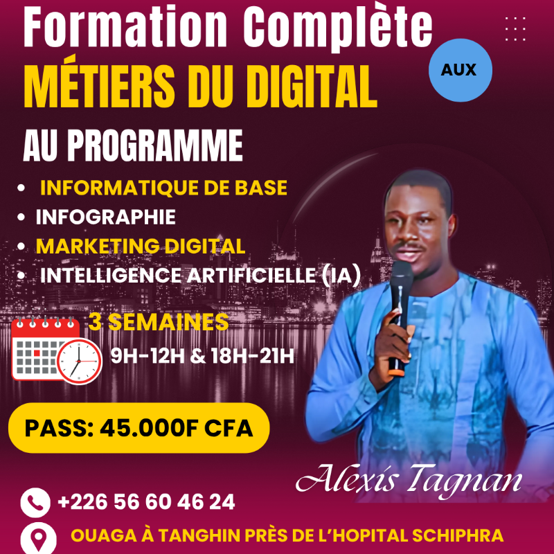 Formation Complete au Métier du Numérique