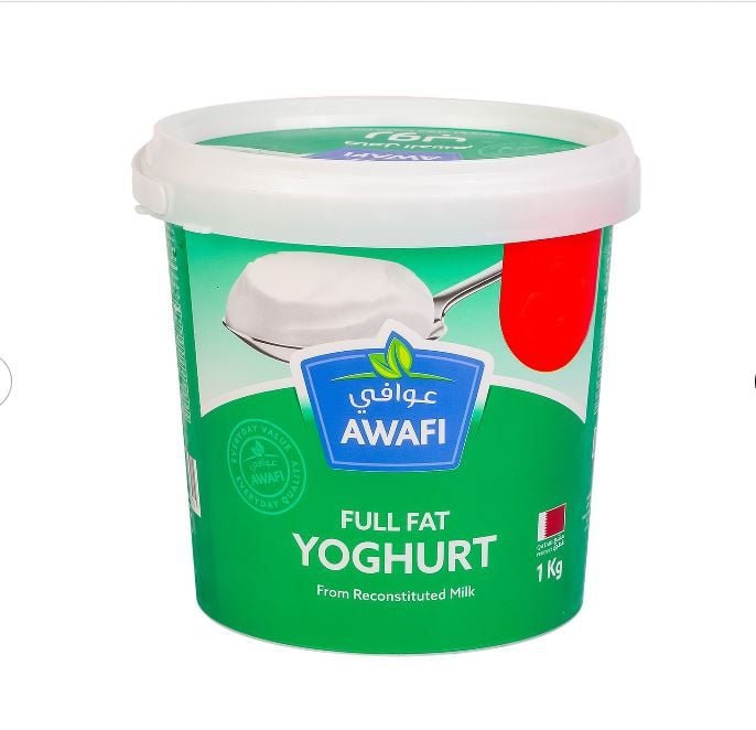 Awafi Yoghurt Full Fat 1 kg