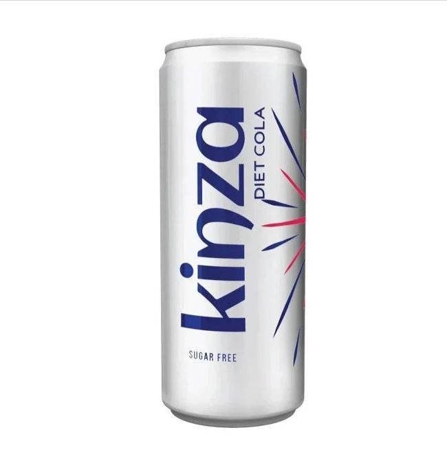 Kinza Carbonated Drink Sugar Free Diet Cola 250 ml