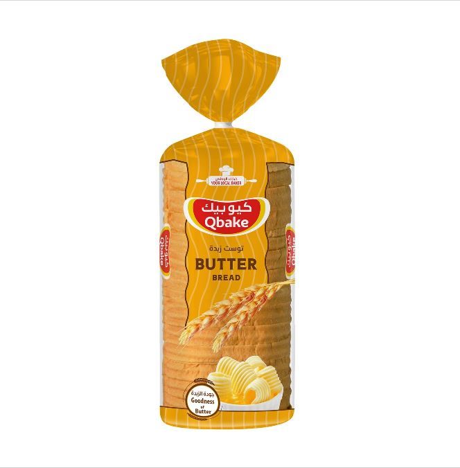 Qbake Butter Bread Sliced 300 g