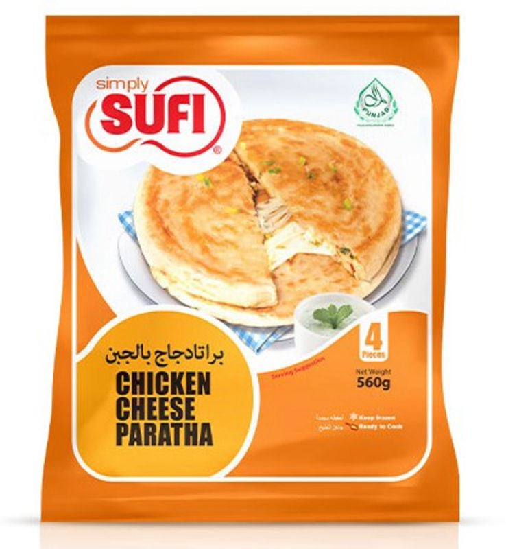 SUFI CHICKEN CHEESE PARATHA 560GM