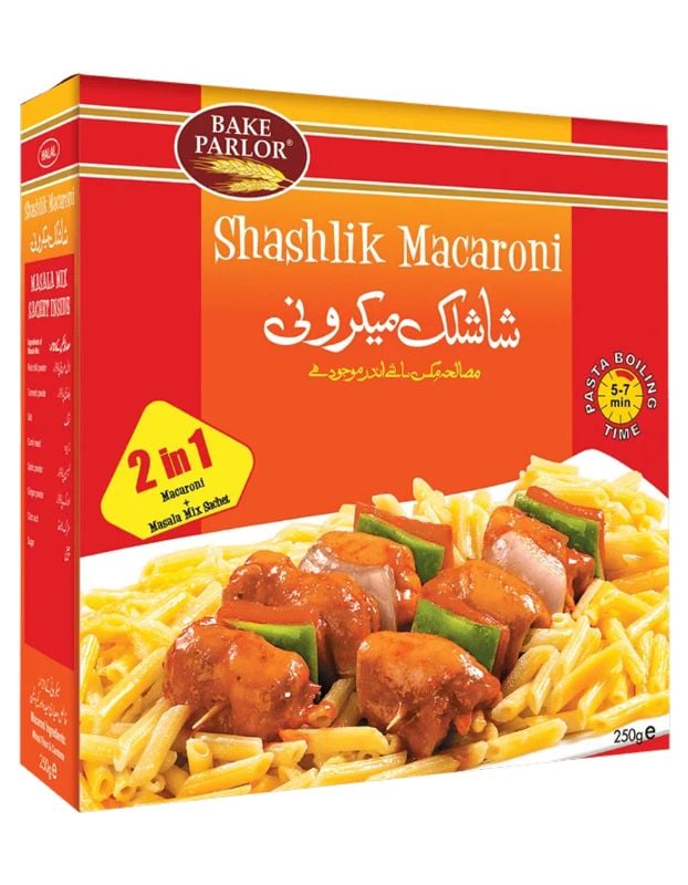 BAKE PARLOR SHASHLIK MACARONI 250G