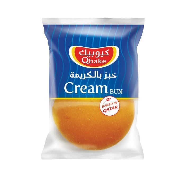 Qbake Cream Bun 1 pc