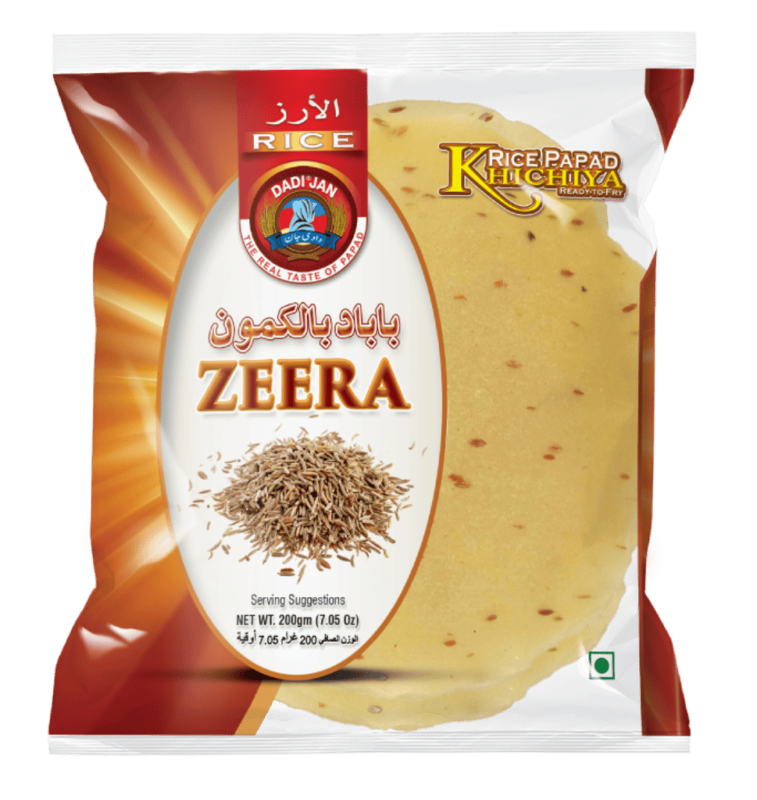 DADI JAN KHICHIYA ZEERA RICE PAPAD 200G