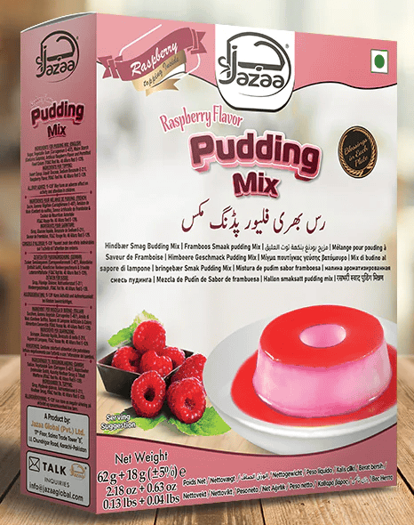 JAZAA RASPHERRY PUDDING MIX 80G