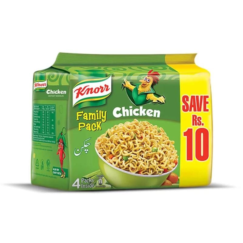 KNORR CHICKEN NOODLES 4 IN 1 PACK