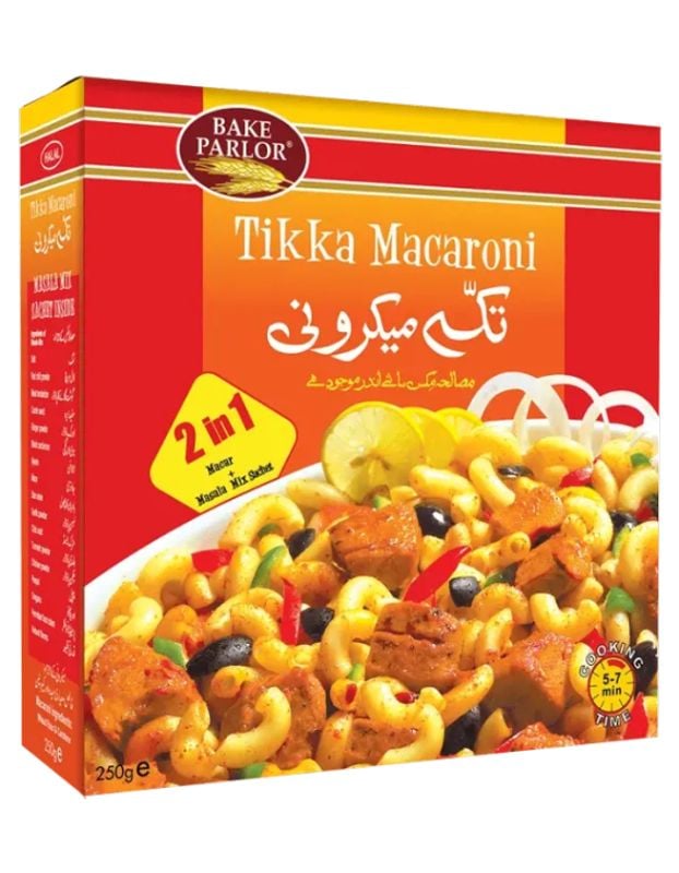BAKE PARLOR TIKKA MACARONI 250G